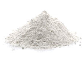 Powdered Pharma GABA on a white background