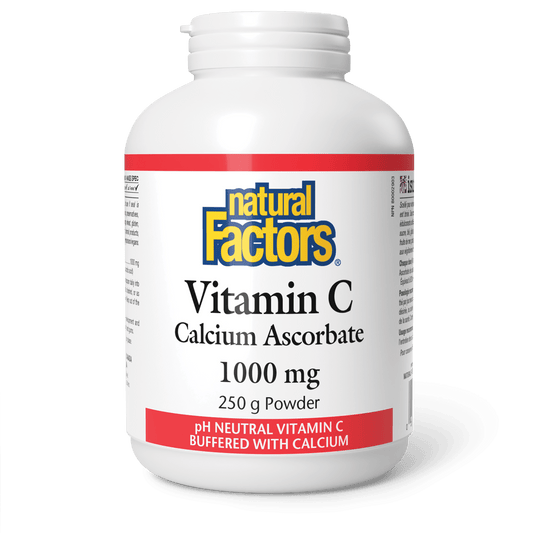 Vitamin C Calcium Ascorbate 1000 mg, Natural Factors|v|image|1371