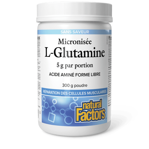 L-Glutamine micronisée 5 g, Natural Factors|v|image|2804