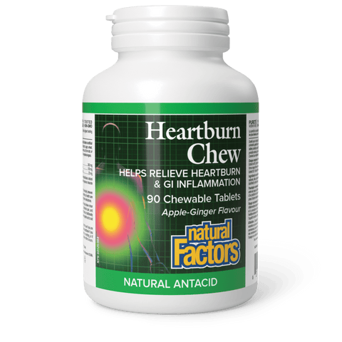 Heartburn Chew, Natural Factors|v|image|4559