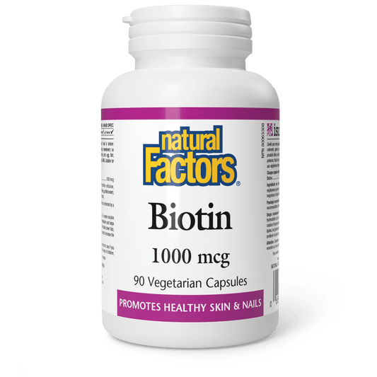 Biotin 1000 mcg, Natural Factors|v|image|1261