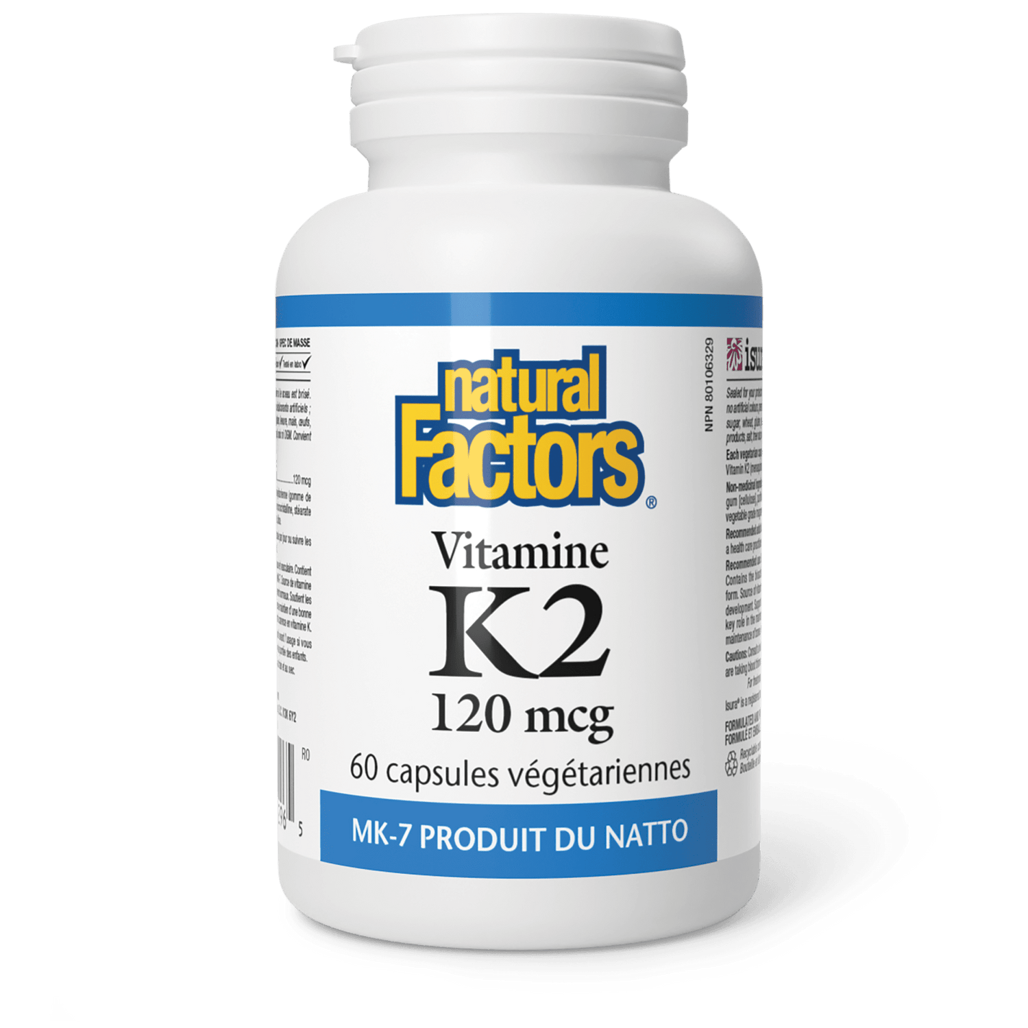 Vitamine K2 120 mcg, Natural Factors|v|image|1296