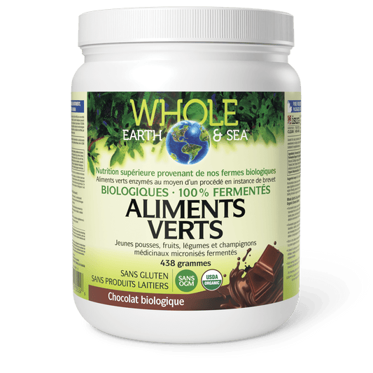 Aliments verts biologiques fermentés, chocolat biologique, Whole Earth & Sea, Whole Earth & Sea®|v|image|35524