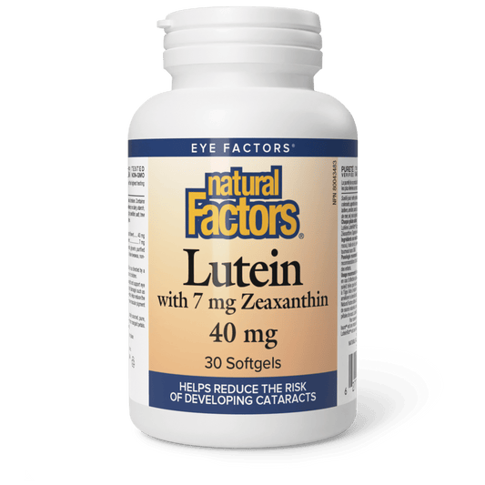 Lutein 40 mg with 7 mg Zeaxanthin, Natural Factors|v|image|1034