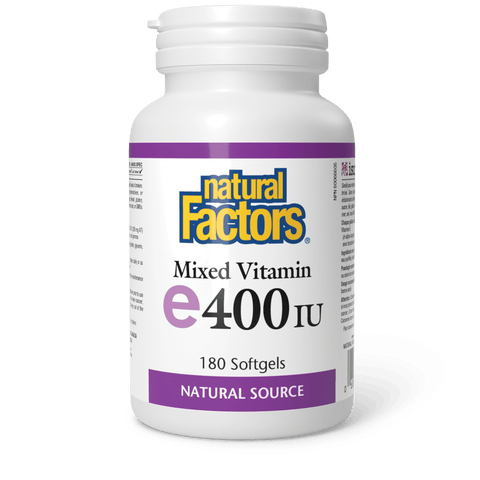 Mixed Vitamin E 400 IU, Natural source, Natural Factors|v|image|1422