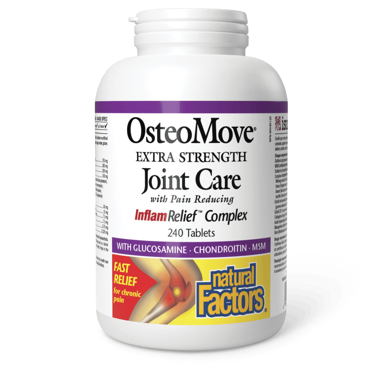 OsteoMove Joint Care Extra Strength, Natural Factors|v|image|26841