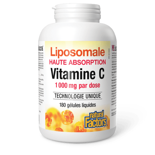 Vitamine C liposomale Haute absorption  1 000 mg par dose  180 gélule liquide, image-hi-res