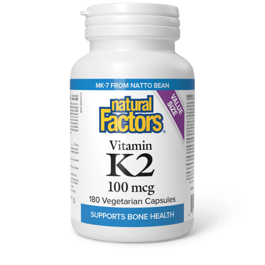 Vitamin K2  100 mcg  180 Vegetarian Capsules, image-hi-res