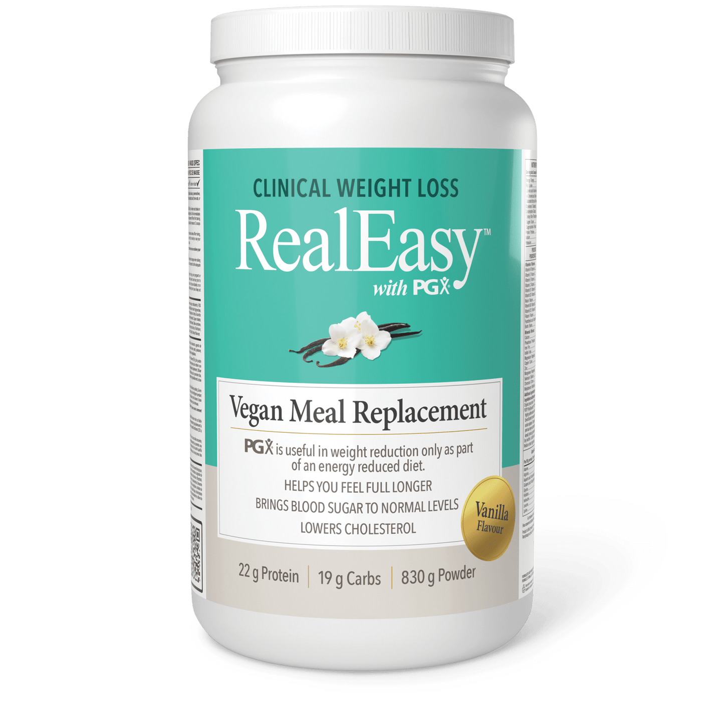 RealEasy with PGX Vegan Meal Replacement, Vanilla, Natural Factors|v|image|3610