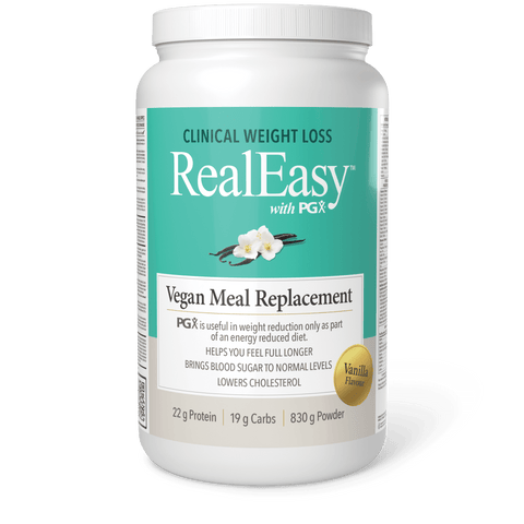 RealEasy with PGX Vegan Meal Replacement, Vanilla, Natural Factors|v|image|3610