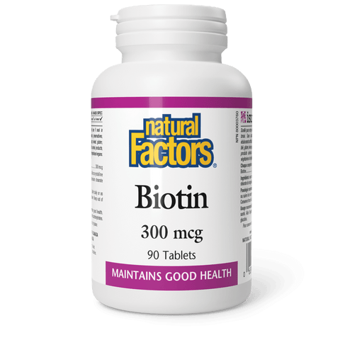 Biotin 300 mcg, Natural Factors|v|image|1260