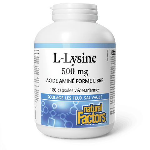 L-Lysine 500 mg, Natural Factors|v|image|2858