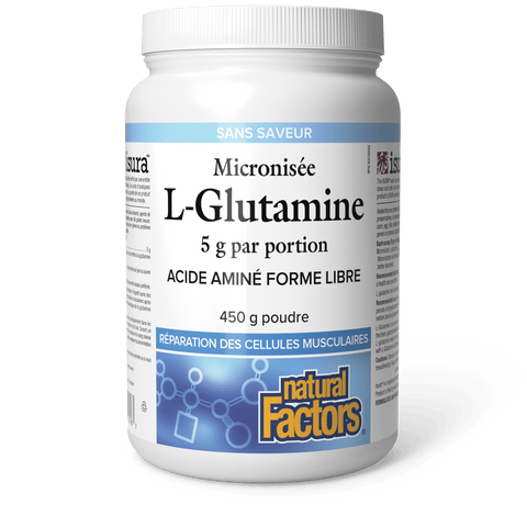 L-Glutamine micronisée 5 g, Natural Factors|v|image|2798