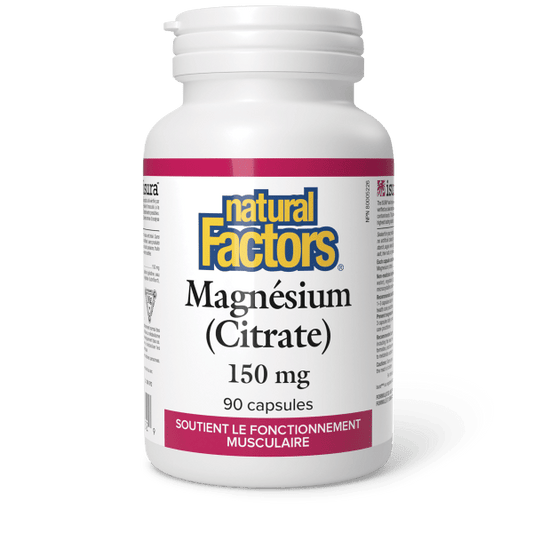 Magnésium Citrate  150 mg  90 capsules, image-hi-res