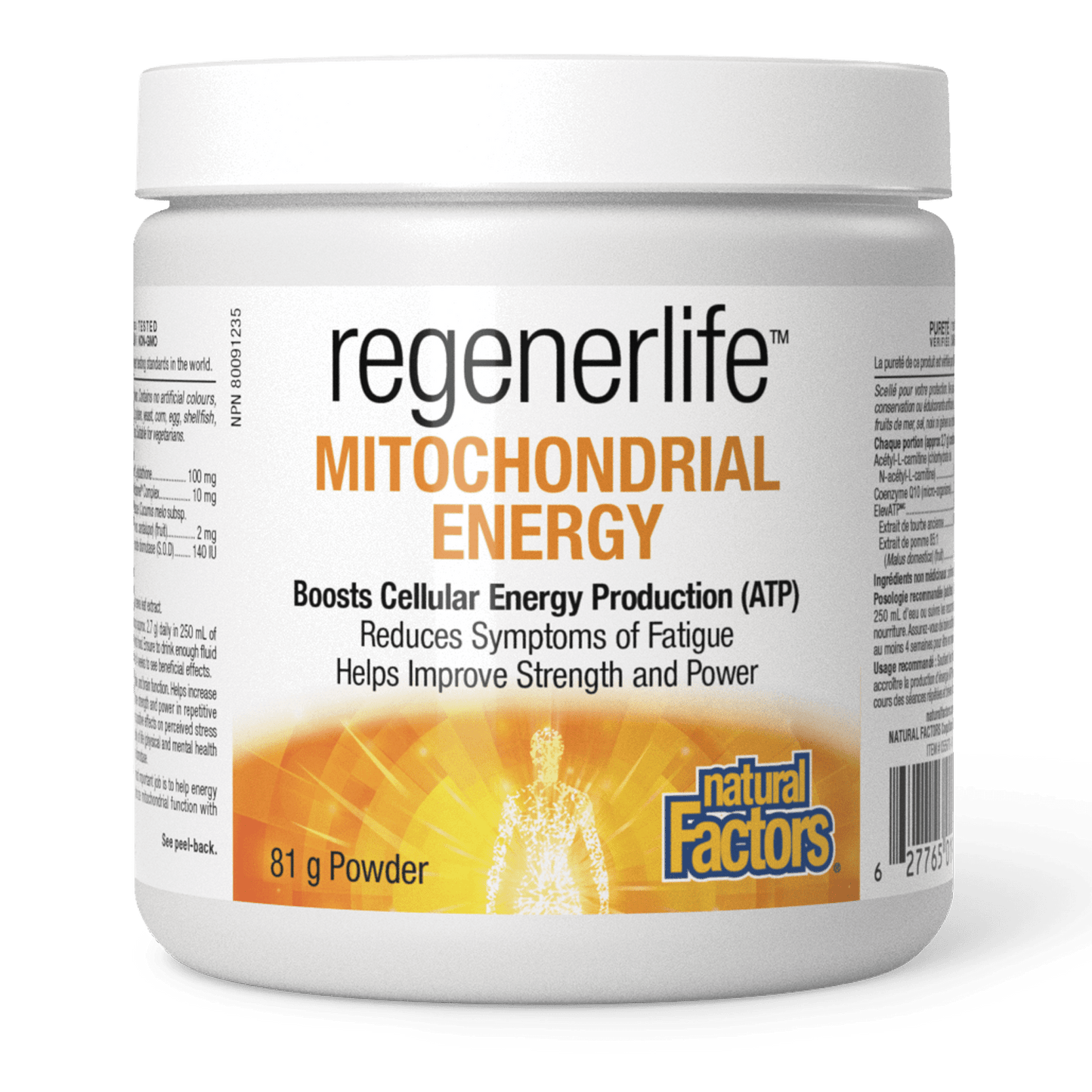 Mitochondrial Energy, Regenerlife, Natural Factors|v|image|1900