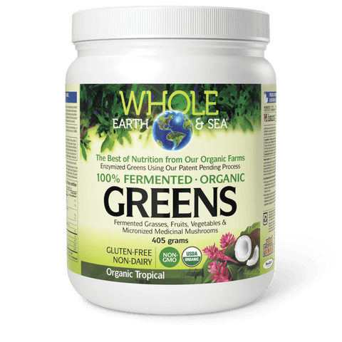 Fermented Organic Greens, Organic Tropical, Whole Earth & Sea, Whole Earth & Sea®|v|image|35525