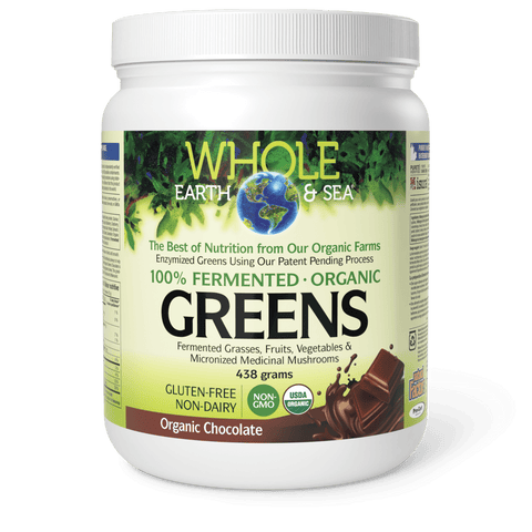 Fermented Organic Greens, Organic Chocolate, Whole Earth & Sea, Whole Earth & Sea®|v|image|35524