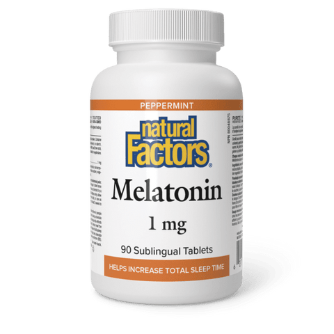 Melatonin  1 mg  90 Sublingual Tablets Peppermint, image-hi-res