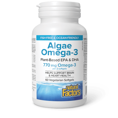 Algae Omega-3  770 mg  60 Vegetarian Softgels, image-hi-res