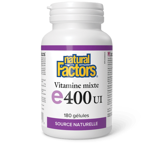 Mixte Vitamine E source naturelle  400 UI  180 gélules, image-hi-res