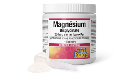 Bisglycinate de magnésium pur 200 mg, Natural Factors|v|image|1667