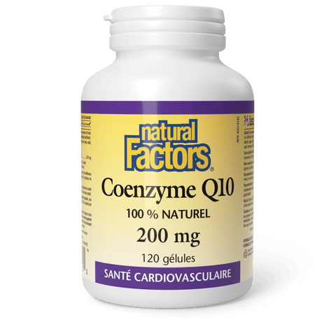 Coenzyme Q10 100 % naturel 200 mg, Natural Factors|v|image|20723