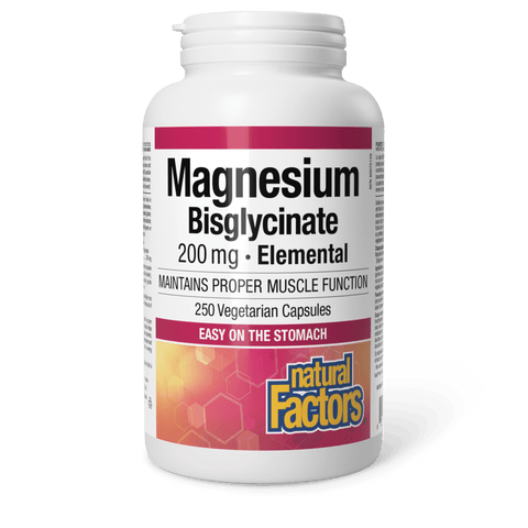 Magnesium Bisglycinate 200 mg, Natural Factors|v|image|1644