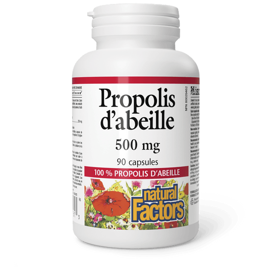 Propolis d’abeille 500 mg, Natural Factors|v|image|3161