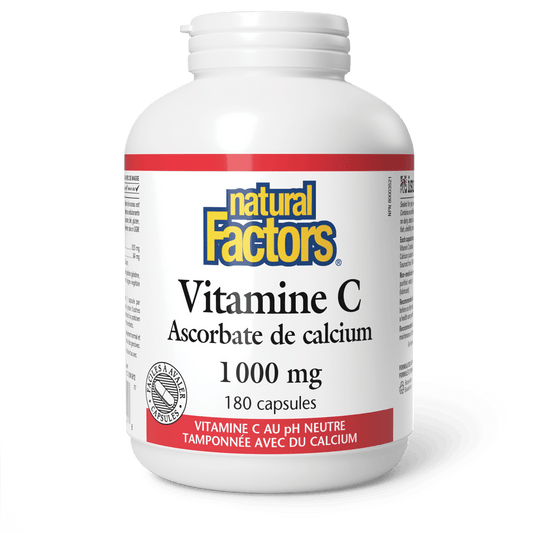 Vitamine C Ascorbate de calcium 1 000 mg, Natural Factors|v|image|13491