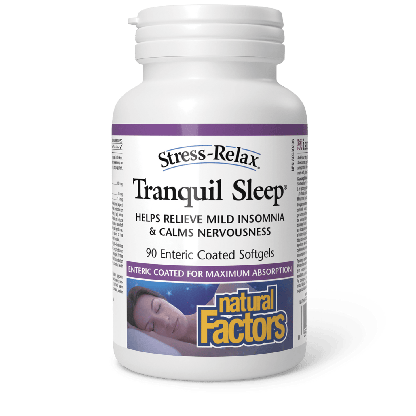 Tranquil Sleep, Stress-Relax, Natural Factors|v|image|2830