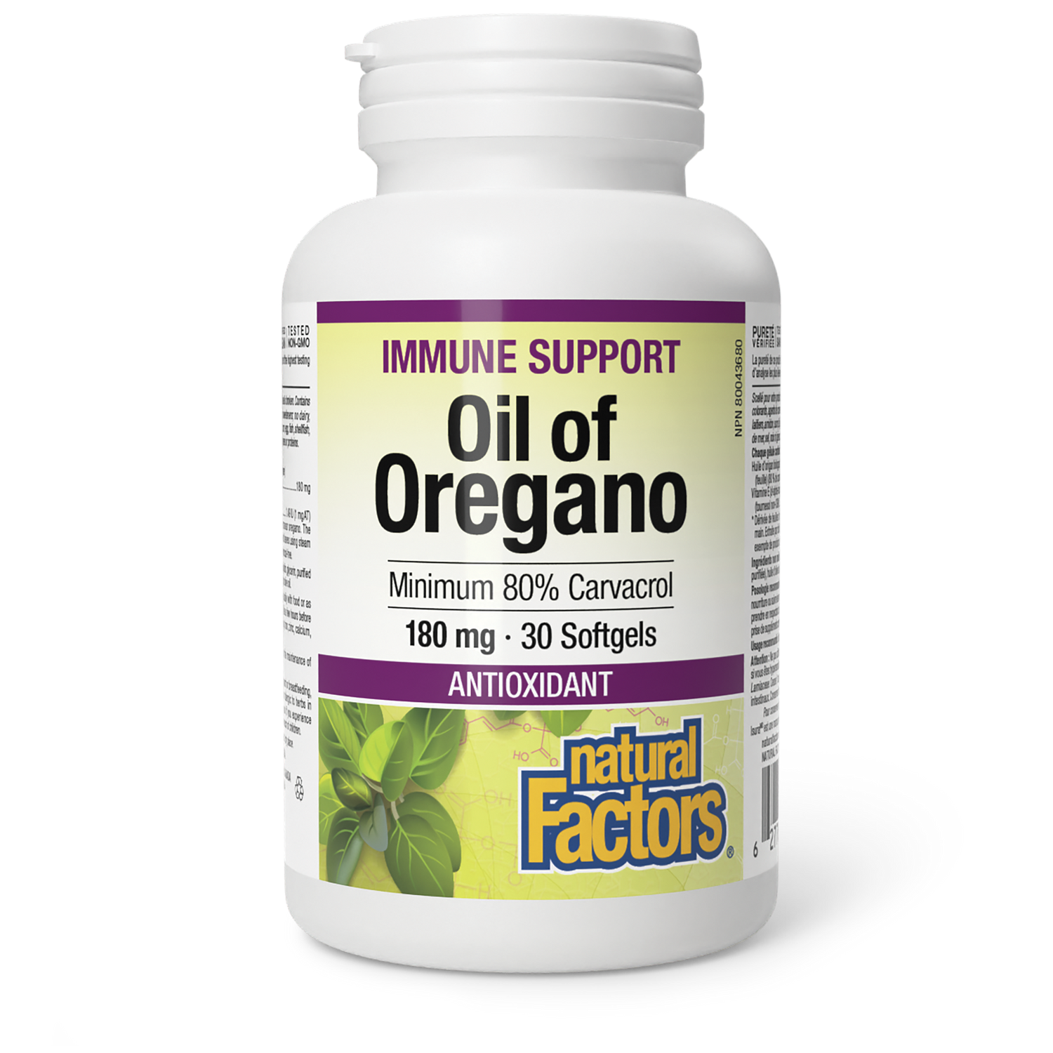 Oil of Oregano   180 mg  30 Softgels, image-hi-res