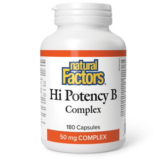 Hi Potency B Complex  50 mg  180 Capsules, image-hi-res