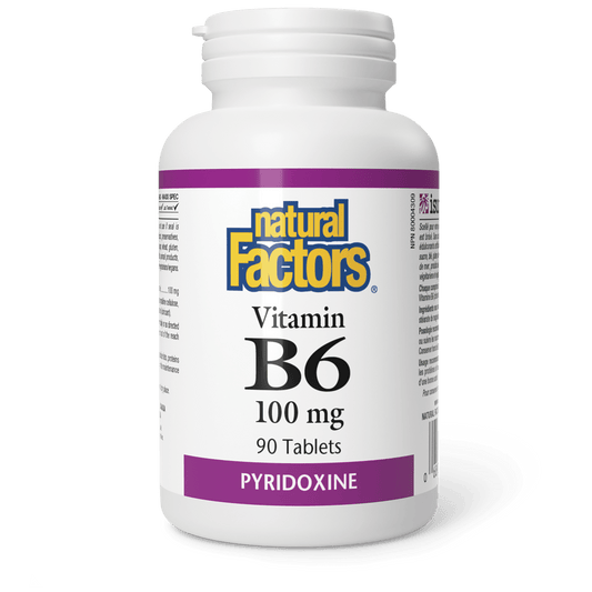 Vitamin B6 100 mg, Natural Factors|v|image|1231