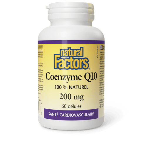 Coenzyme Q10 100 % naturel 200 mg, Natural Factors|v|image|20722