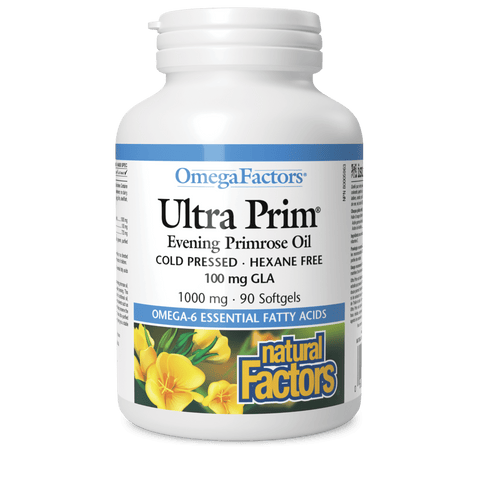 Ultra Prim Evening Primrose Oil 1000 mg, OmegaFactors, Natural Factors|v|image|2346
