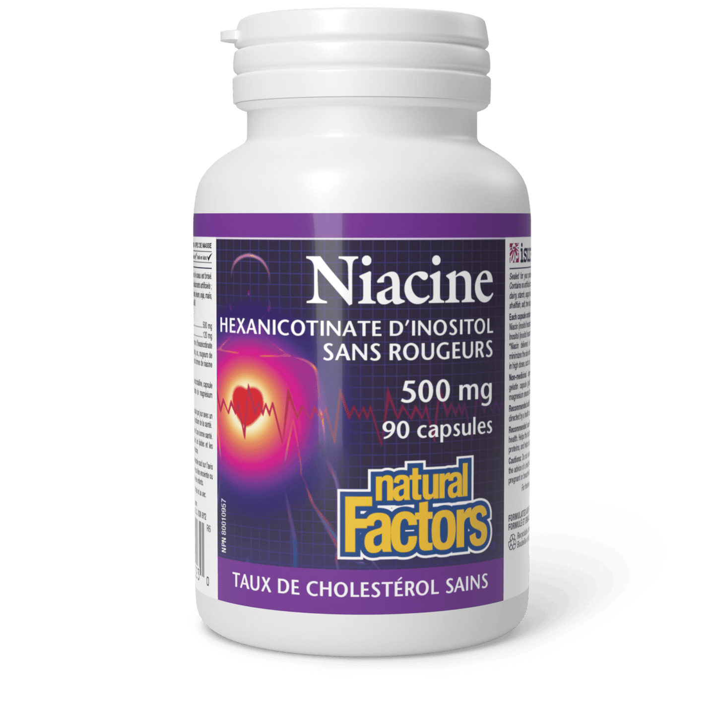 Niacine 500 mg, Natural Factors|v|image|1223