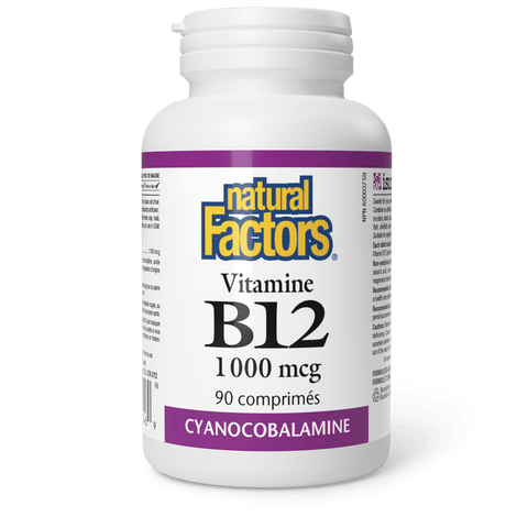 Vitamine B12 1 000 mcg, Natural Factors|v|image|1246