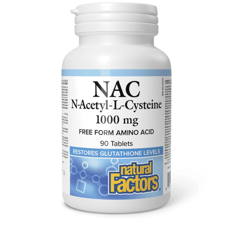 N-Acetyl-L-Cysteine 1000 mg, Natural Factors|v|image|2865