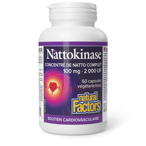 Nattokinase 100 mg, Natural Factors|v|image|1725