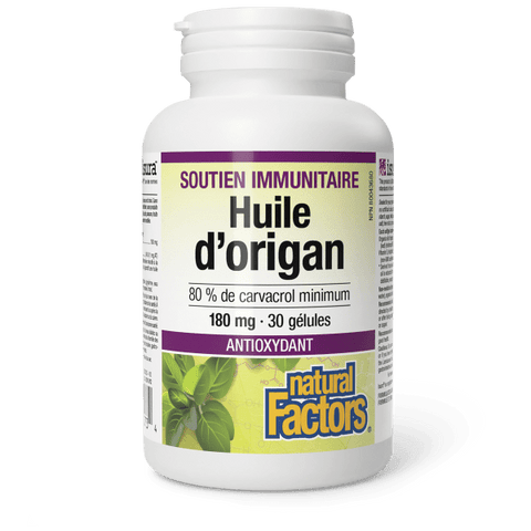 Huile d'origan  180 mg  30 gélules, image-hi-res