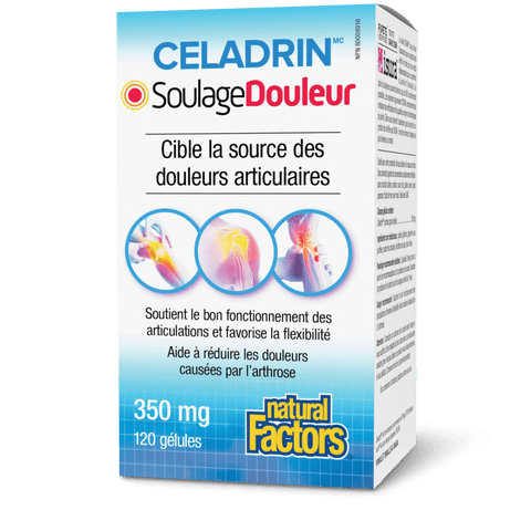 Celadrin SoulageDouleur, Natural Factors|v|image|2682