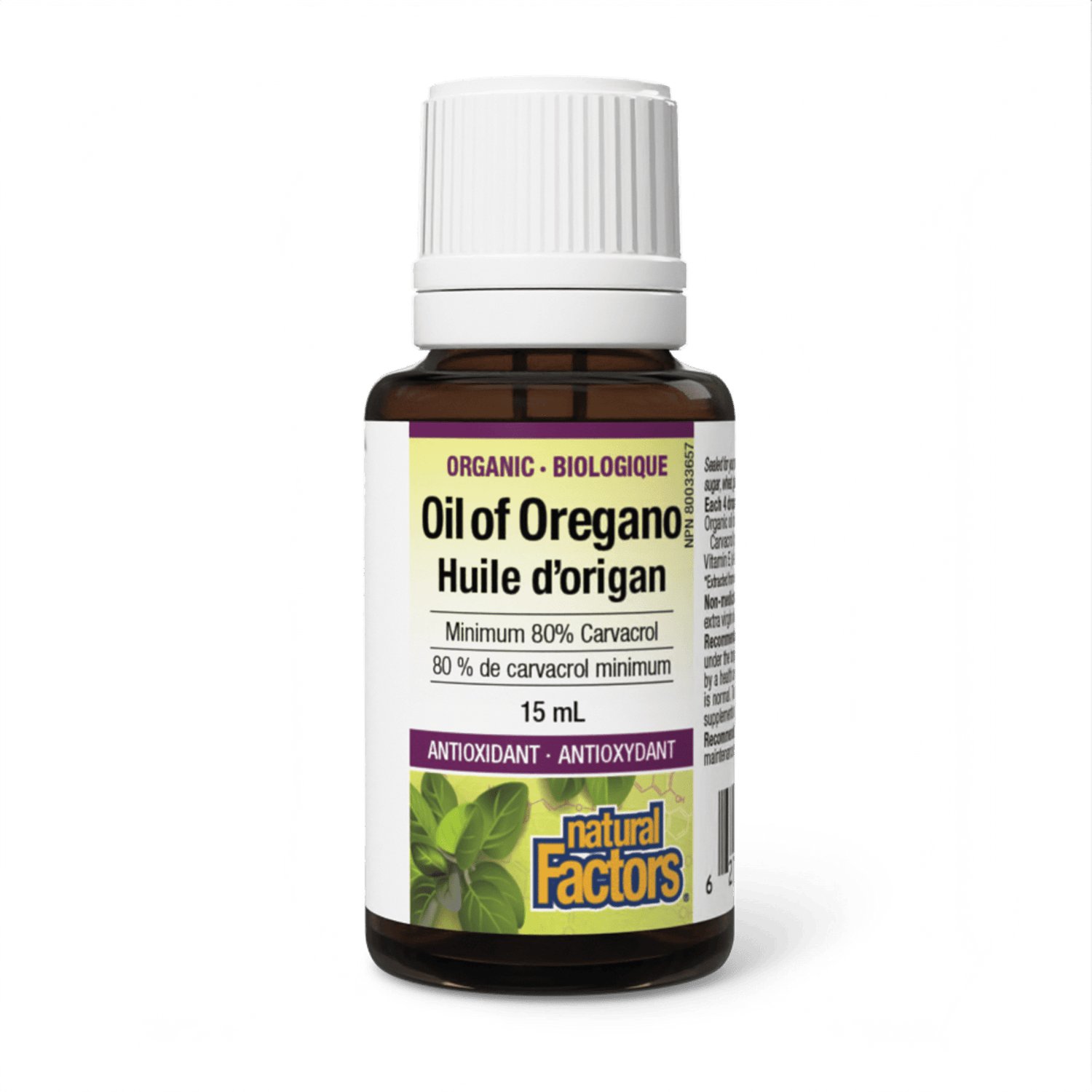 Organic Oil of Oregano, Natural Factors|v|image|4575