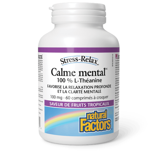 Calme mental 100 mg, Stress-Relax, Natural Factors|v|image|2832