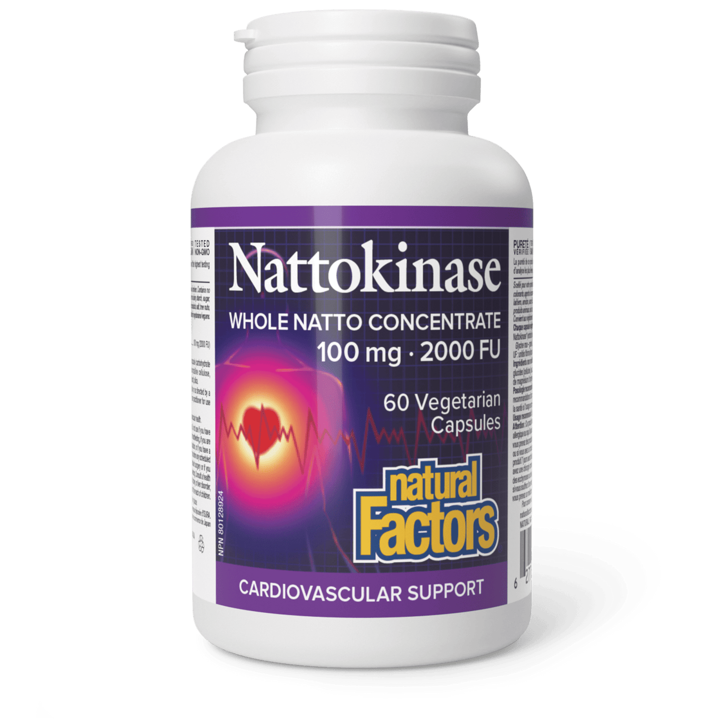 Nattokinase 100 mg, Natural Factors|v|image|1725