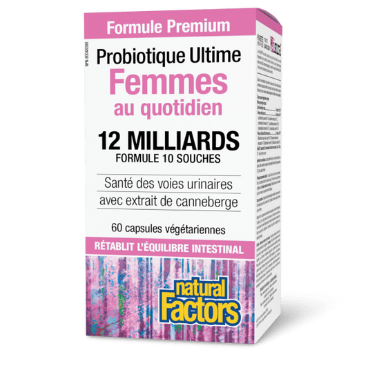 Femmes au quotidien Formule 12 milliards, 10 souches  12 milliards d’UFC  60 capsules végétariennes, image-hi-res