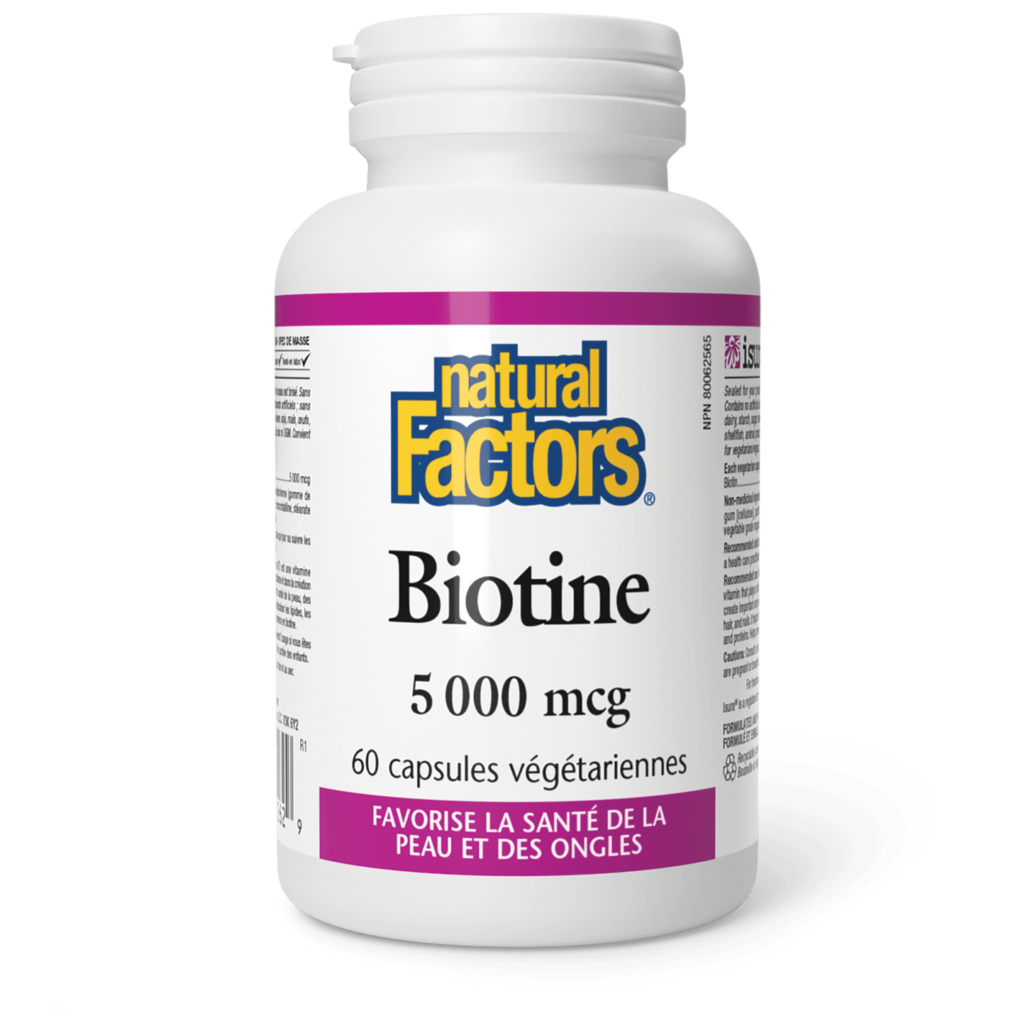 Biotine 5 000 mcg, Natural Factors|v|image|1262