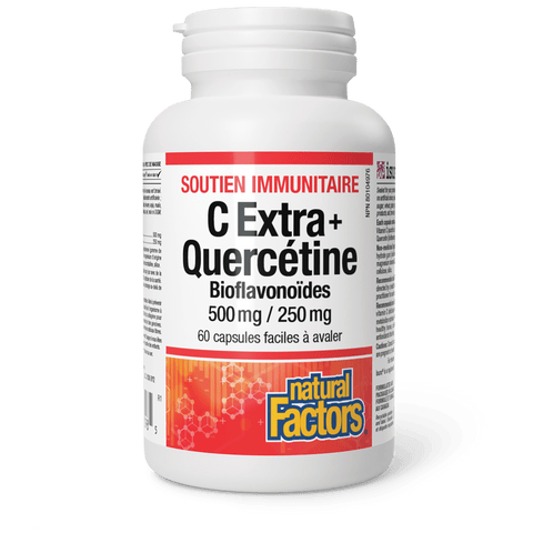 C Extra+ Quercétine Bioflavonoïdes 500 mg/250 mg, Natural Factors|v|image|1398