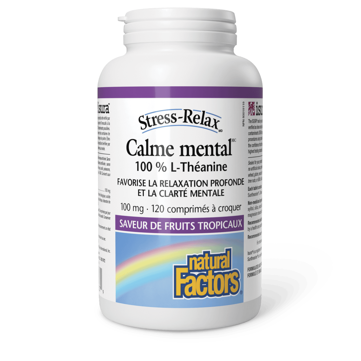 Calme mental 100 mg, Stress-Relax, Natural Factors|v|image|2837