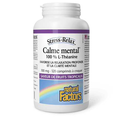 Calme mental 100 mg, Stress-Relax, Natural Factors|v|image|2837