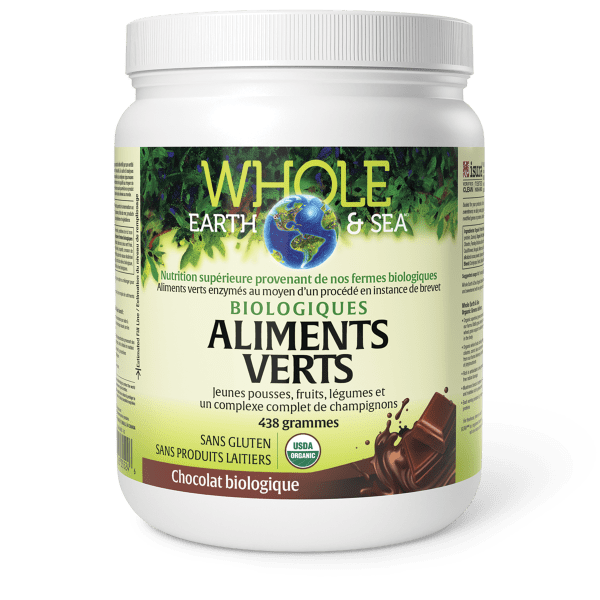 Aliments verts biologiques   438 g poudre Chocolat biologique, image-hi-res